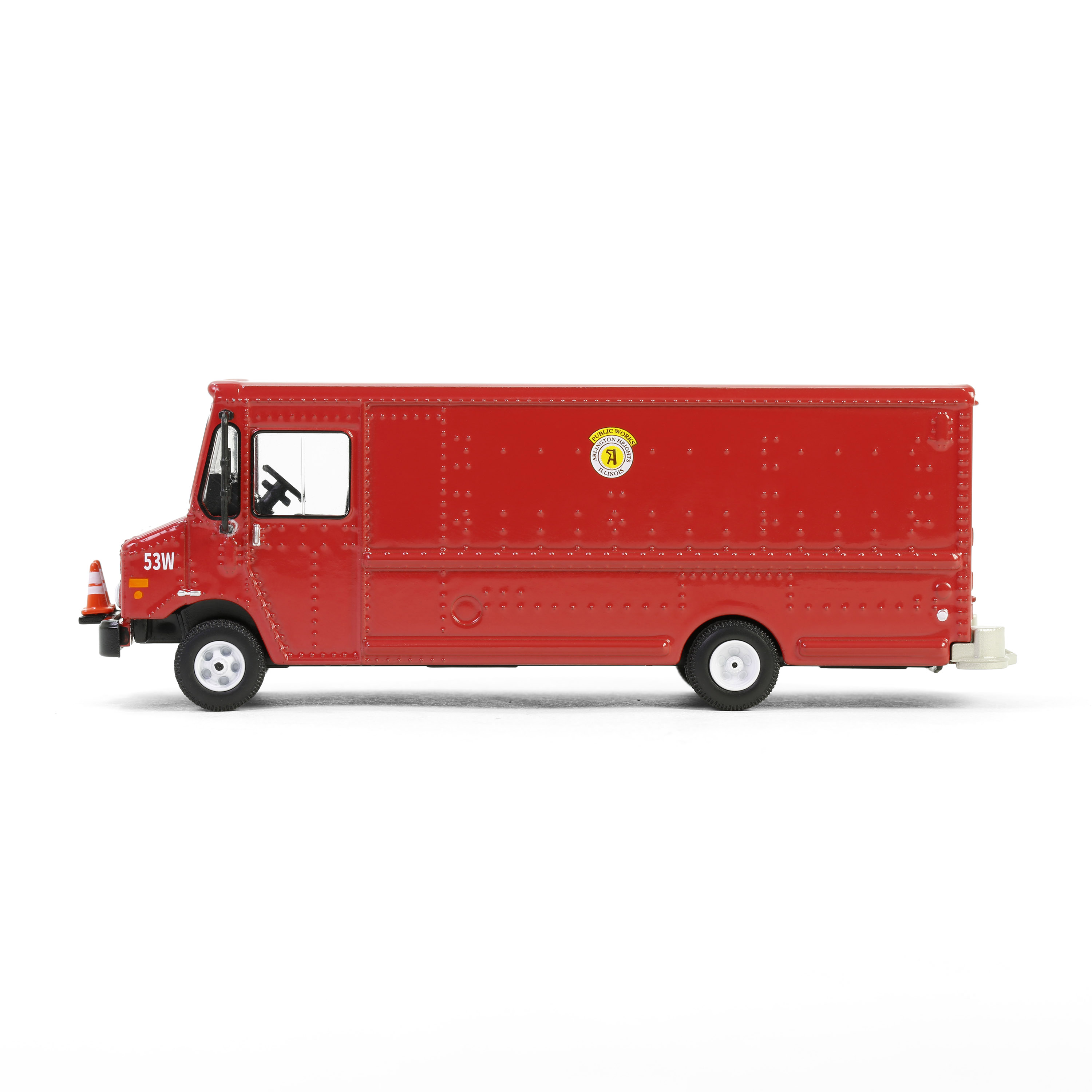 Step Van with Traffic Cone Mounts