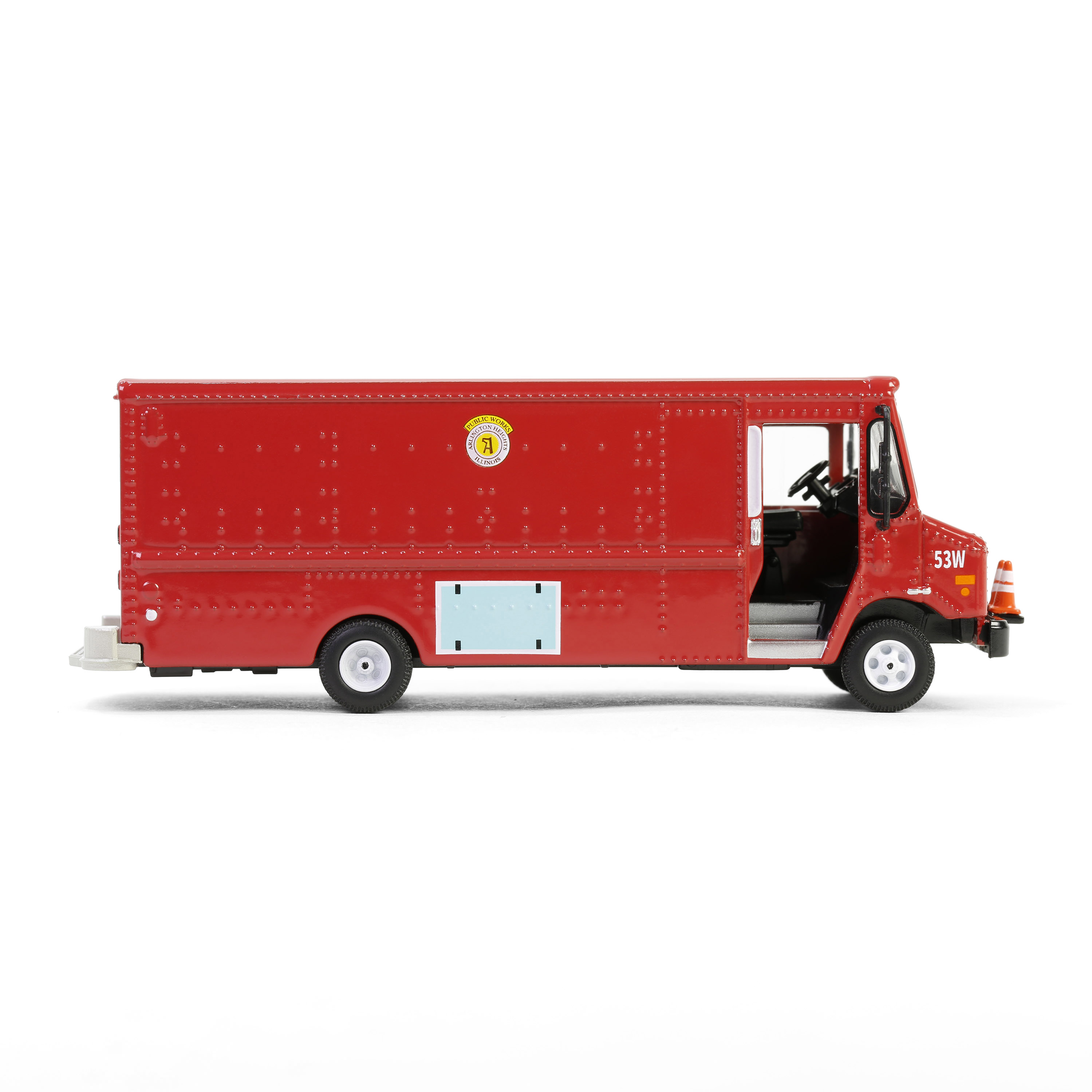 Step Van with Traffic Cone Mounts