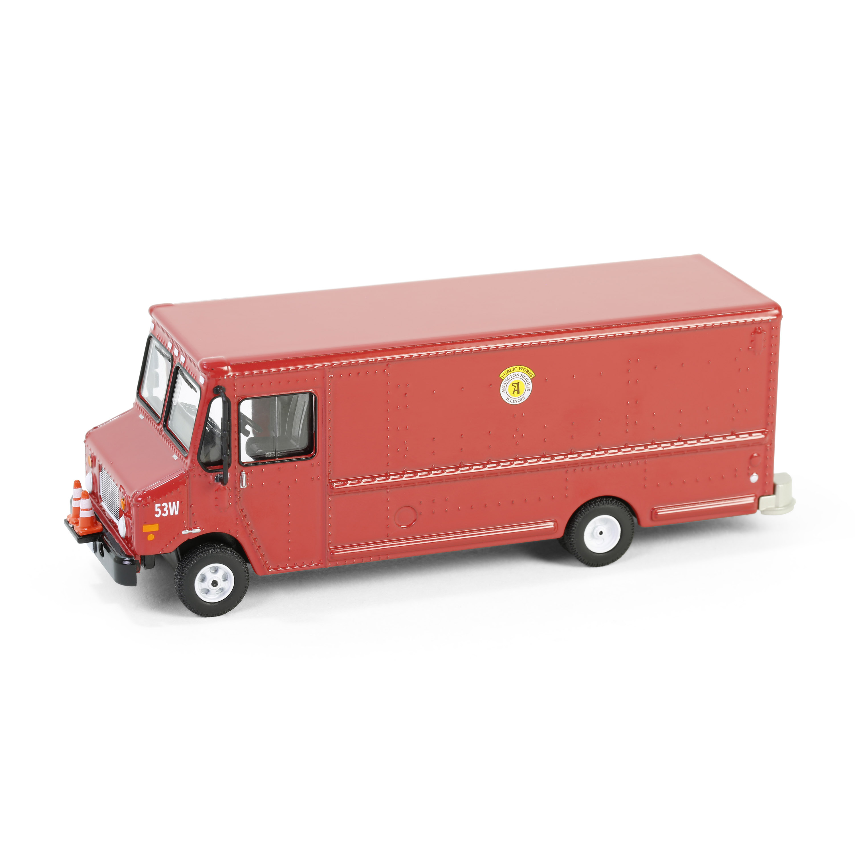 Step Van with Traffic Cone Mounts