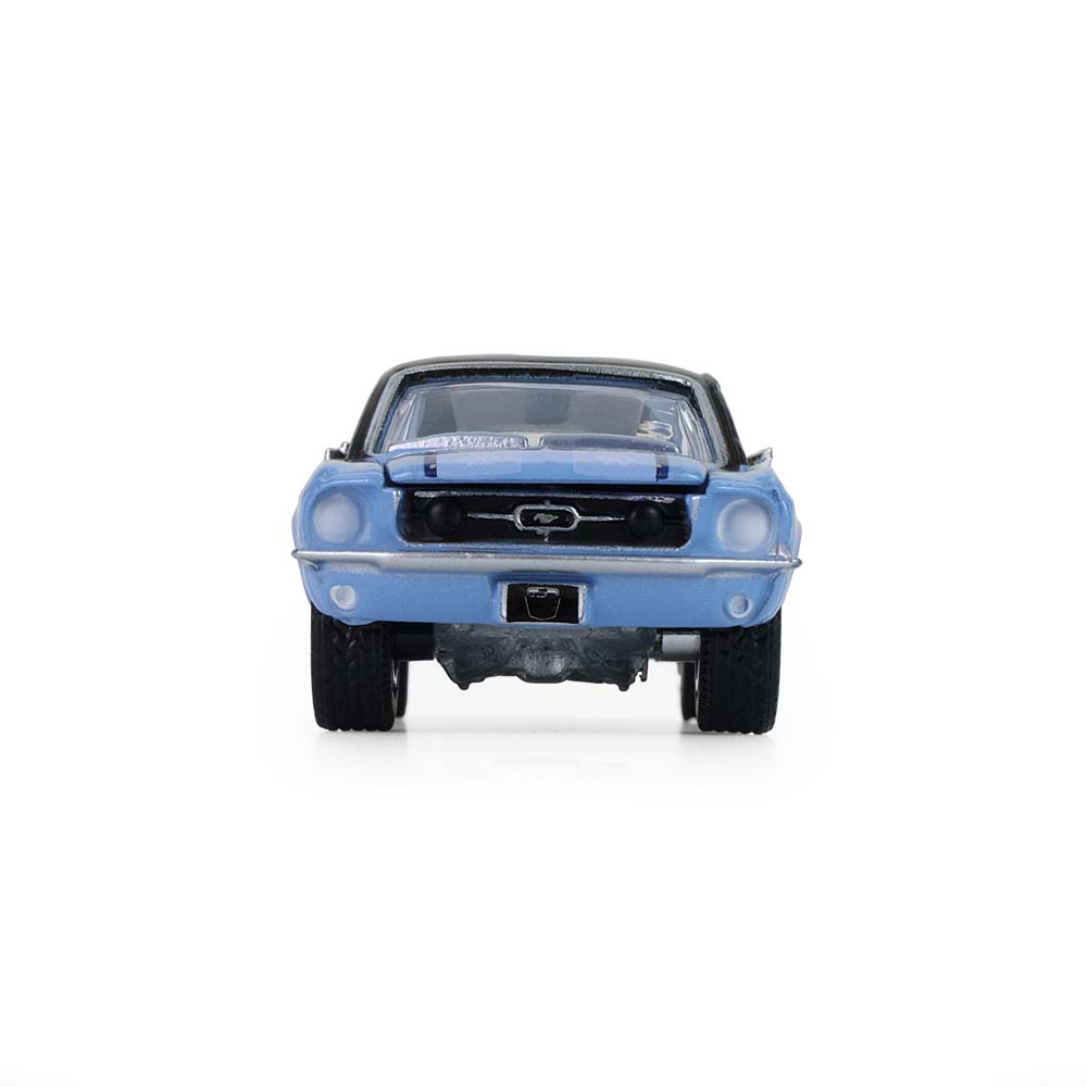 Mustang Coupe with Trunk Ski Rack and Skis