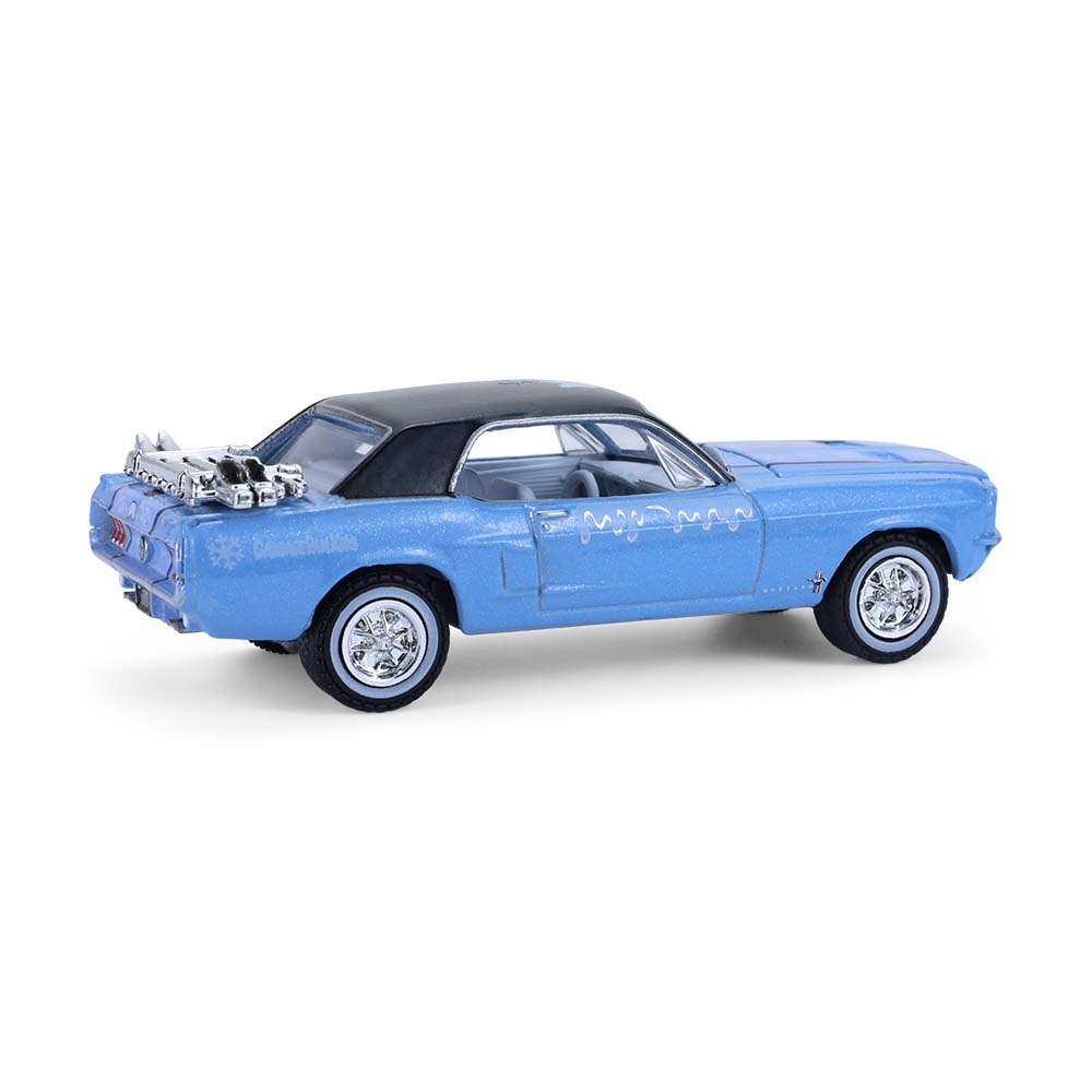 Mustang Coupe with Trunk Ski Rack and Skis