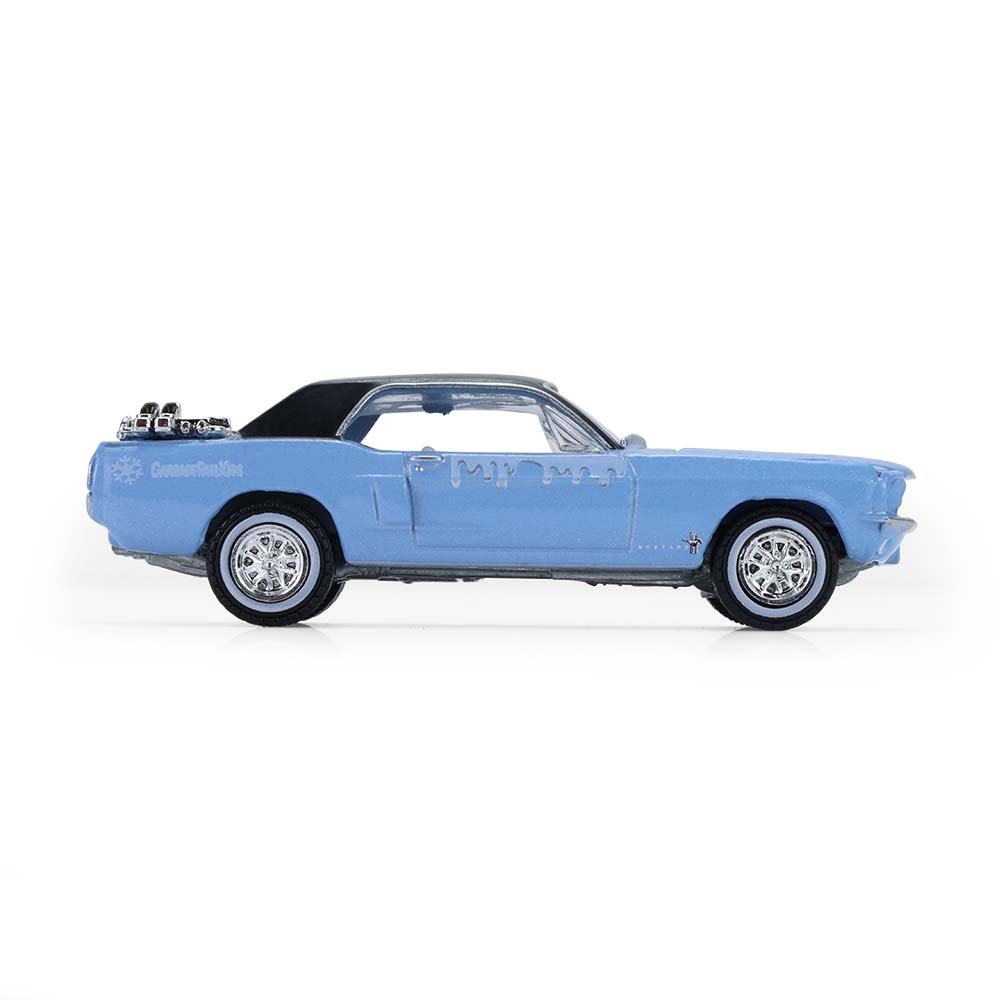 Mustang Coupe with Trunk Ski Rack and Skis