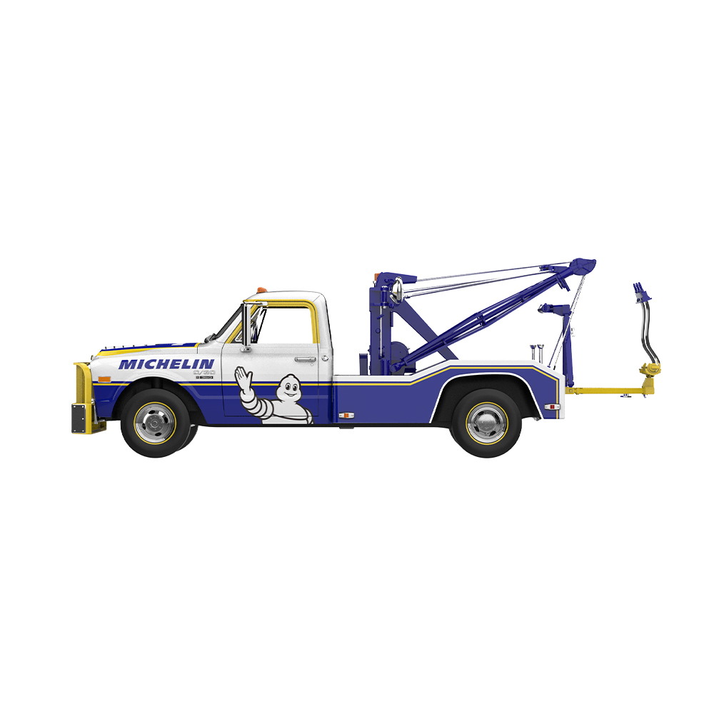 1969 Chevrolet C-30 Dually Wrecker – Michelin Service Center with Michelin Figure