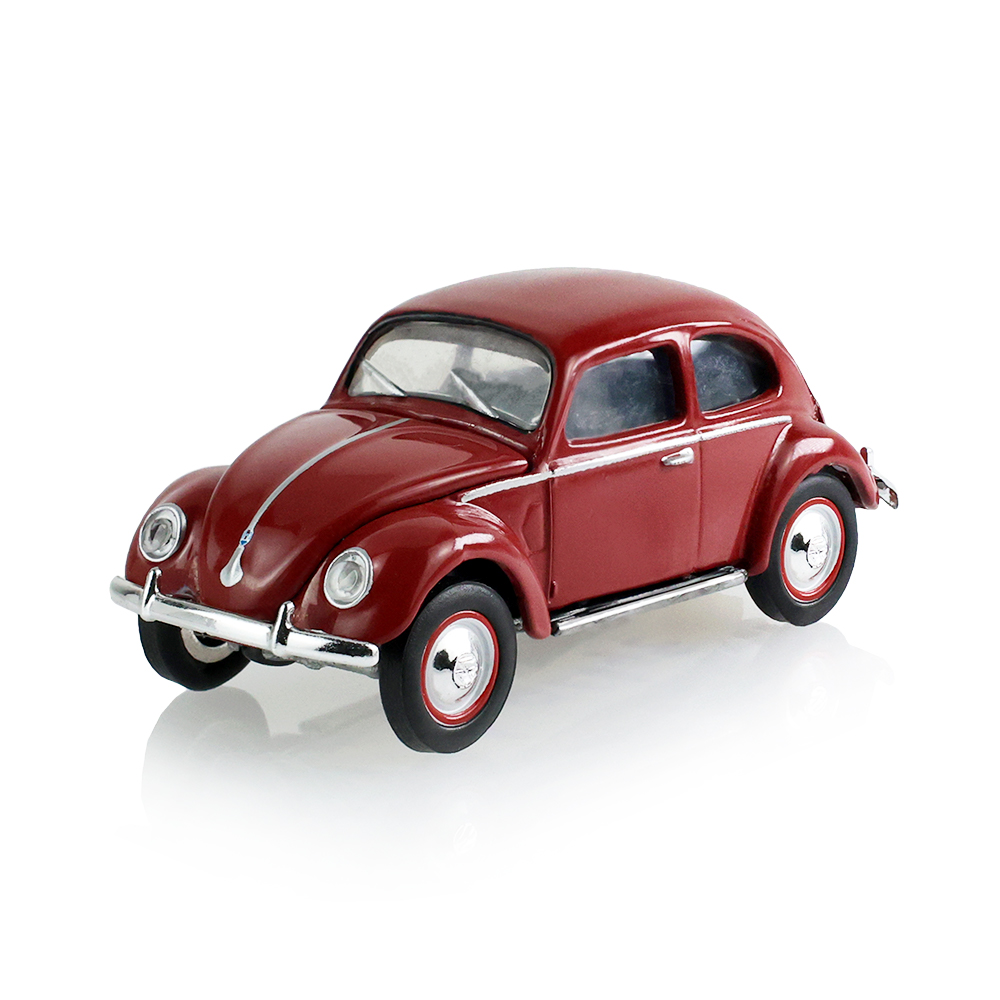 1953 Volkswagen Beetle - Split Rear Window – Dark Red - Club Vee-Dub
