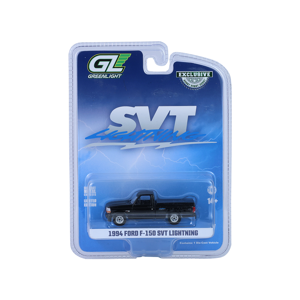1994 Ford F-150 SVT Lightning with Tonneau Bed Cover - Black (Hobby Exclusive) - Evergreen