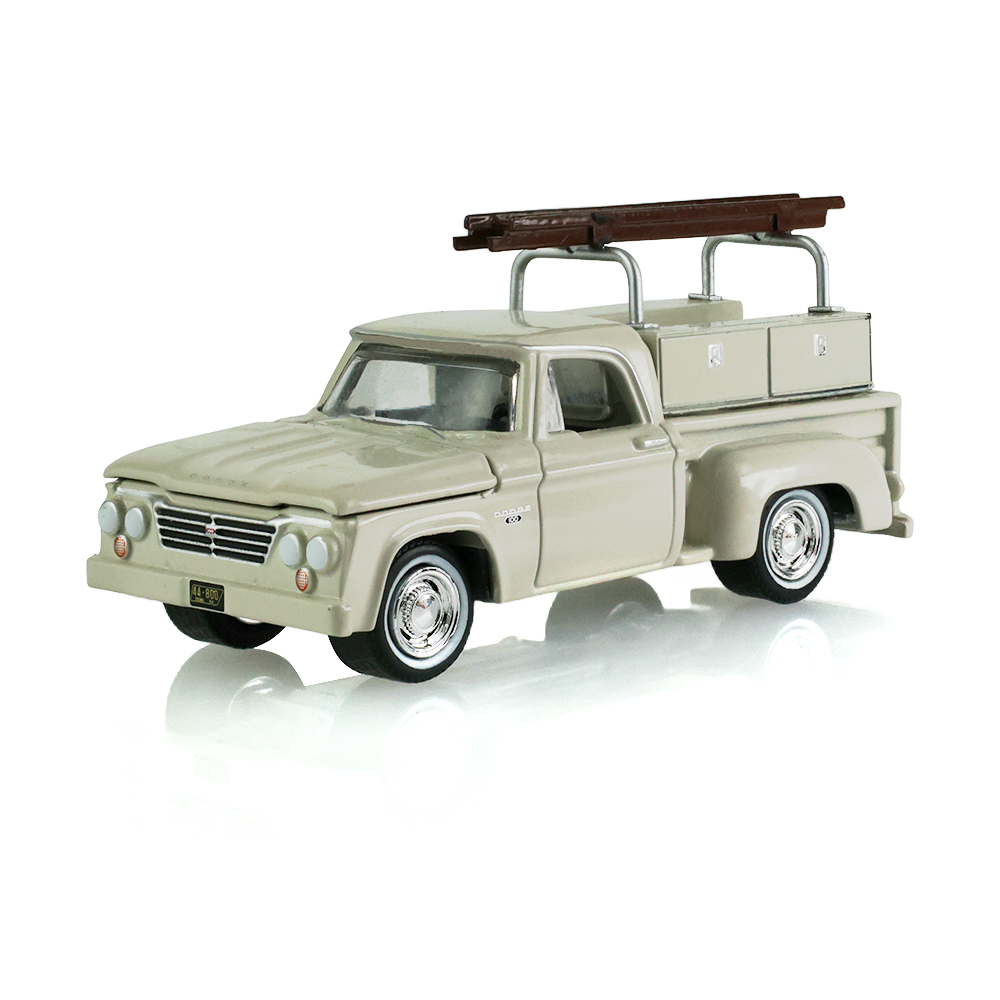 1963 Dodge D-100 with Ladder Rack - Sand Dune White