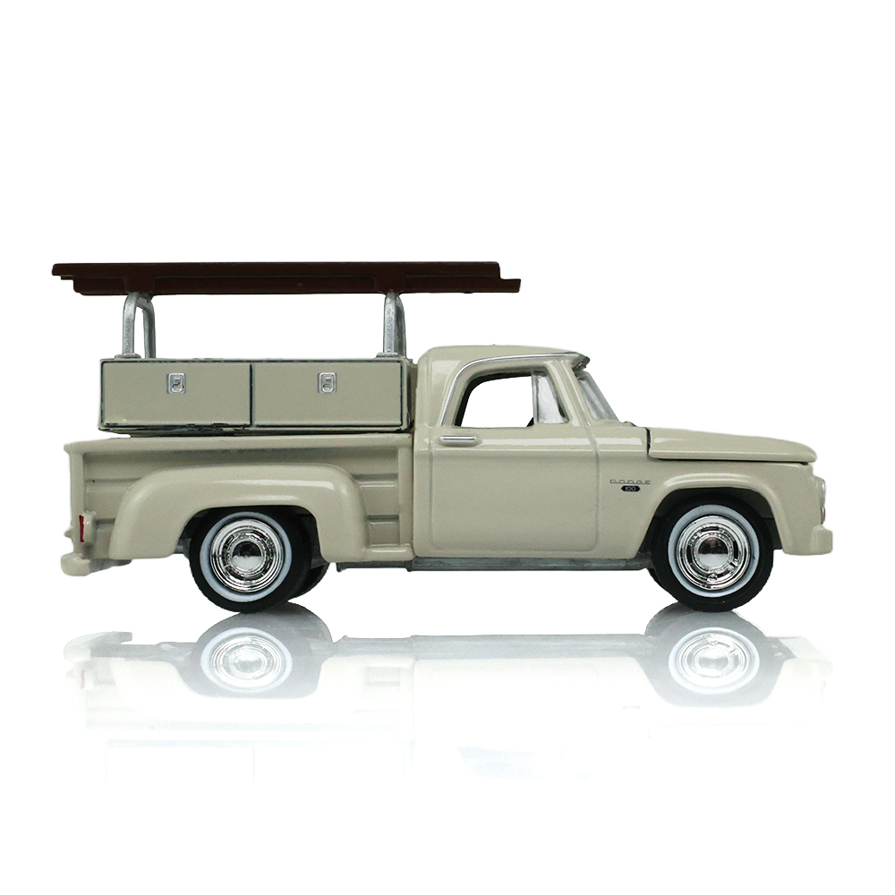 1963 Dodge D-100 with Ladder Rack - Sand Dune White