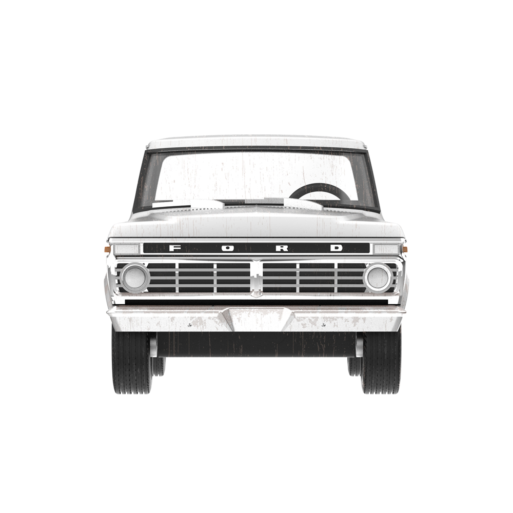 1973 Ford F-100 - White