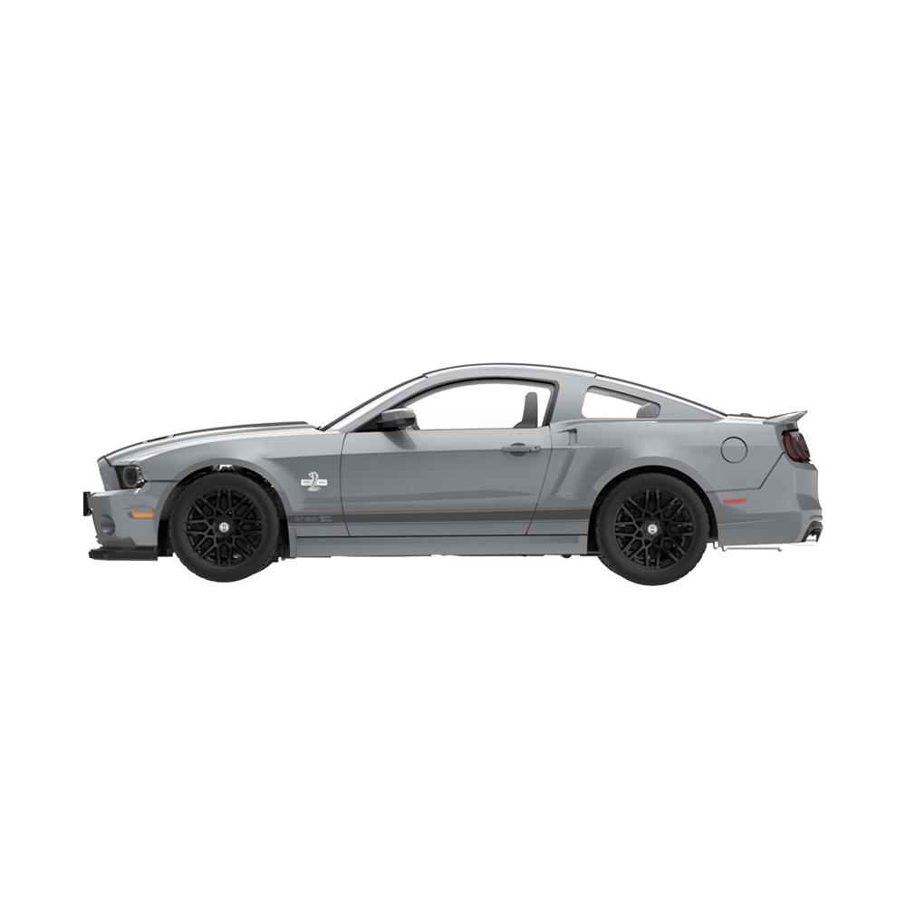 2013 Ford Mustang GT-500 with 540R wheels - Sterling Gray Metallic