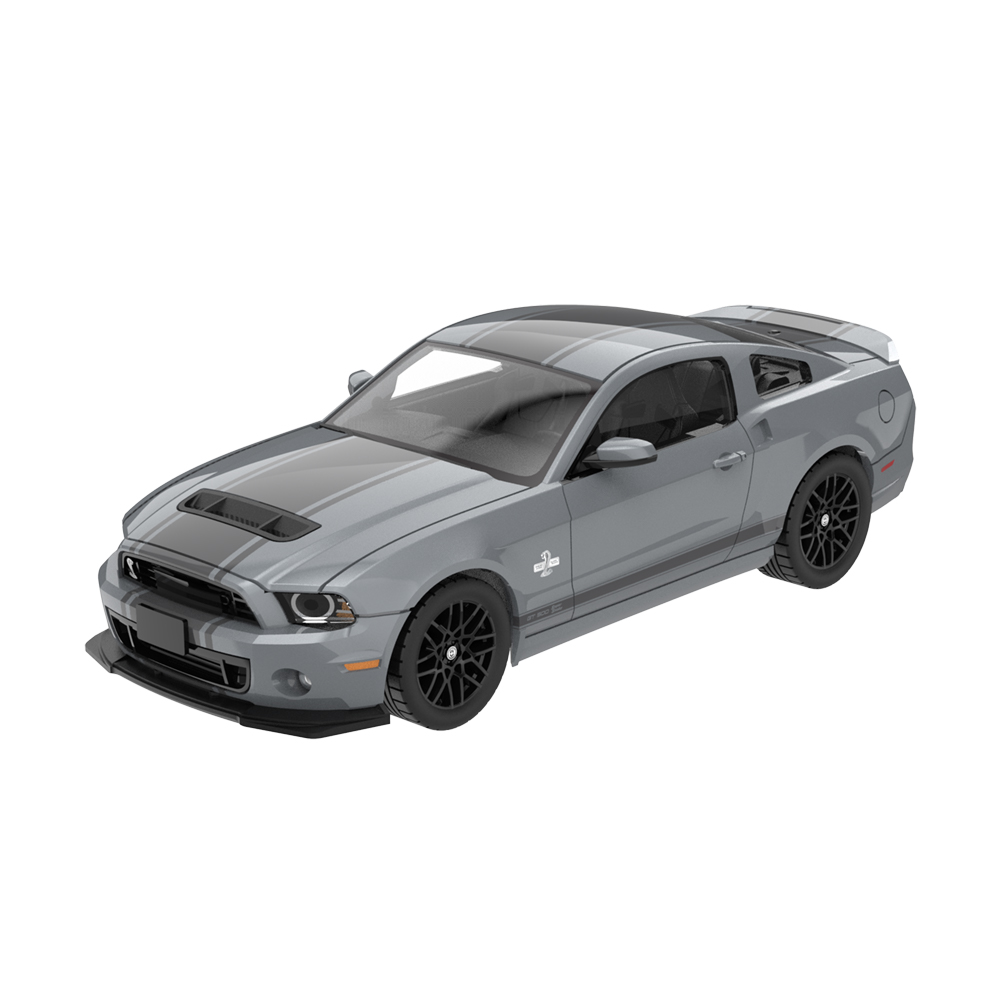 2013 Ford Mustang GT-500 with 540R wheels - Sterling Gray Metallic