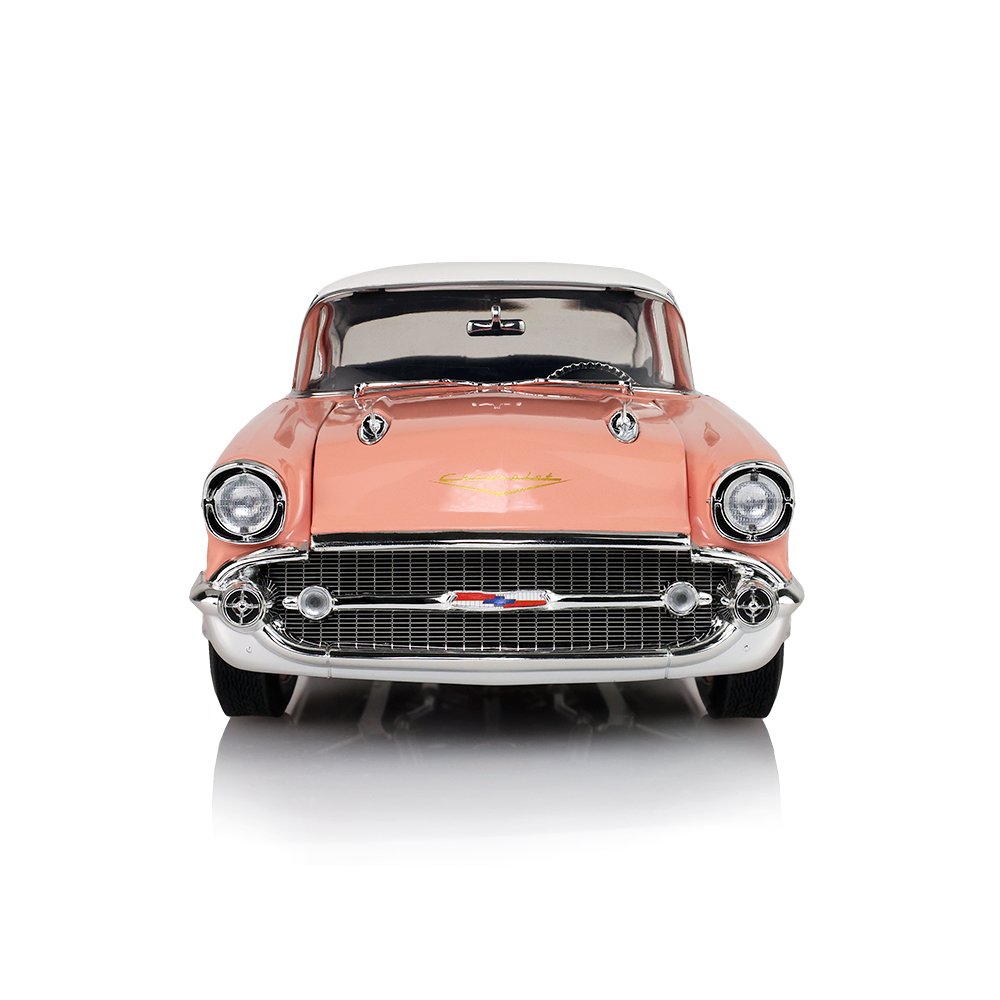 1957 Chevrolet 150 Sedan - Canyon Coral / Adobe Beige