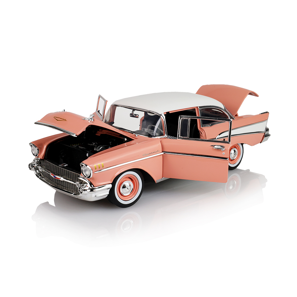 1957 Chevrolet 150 Sedan - Canyon Coral / Adobe Beige