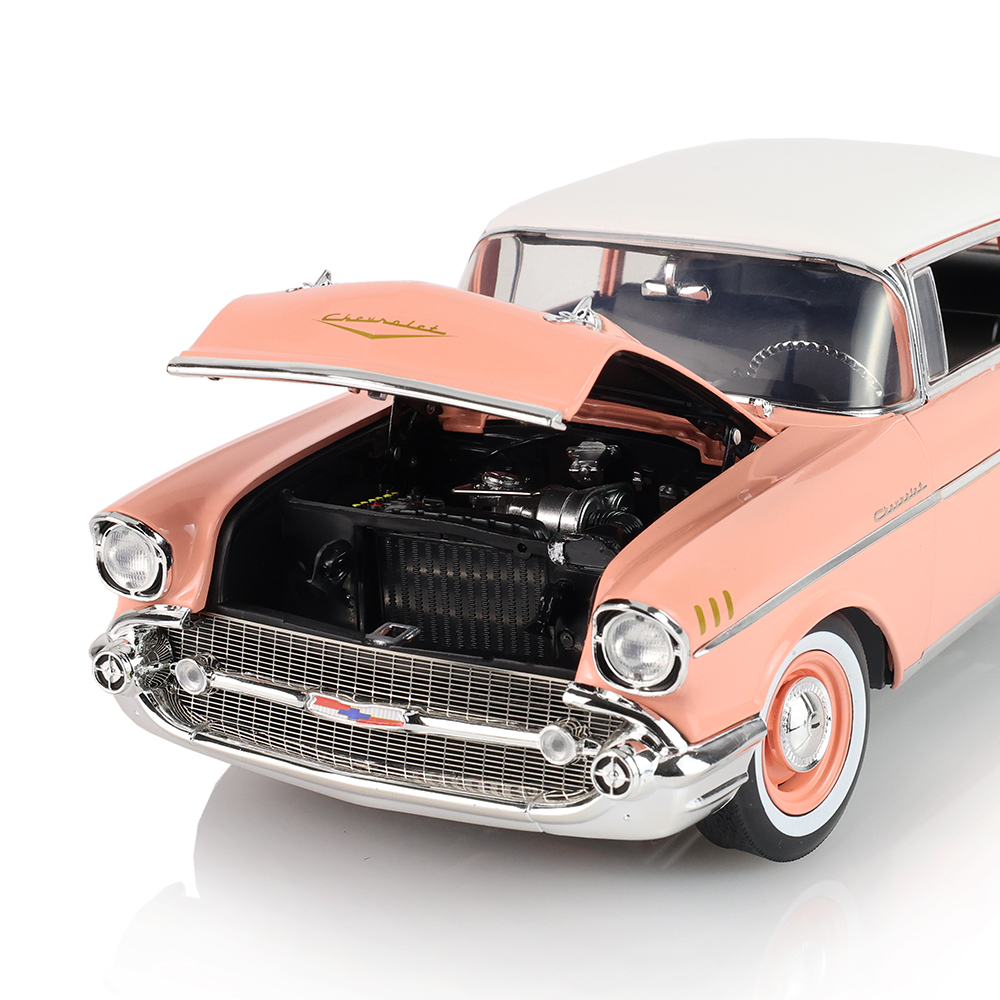 1957 Chevrolet 150 Sedan - Canyon Coral / Adobe Beige