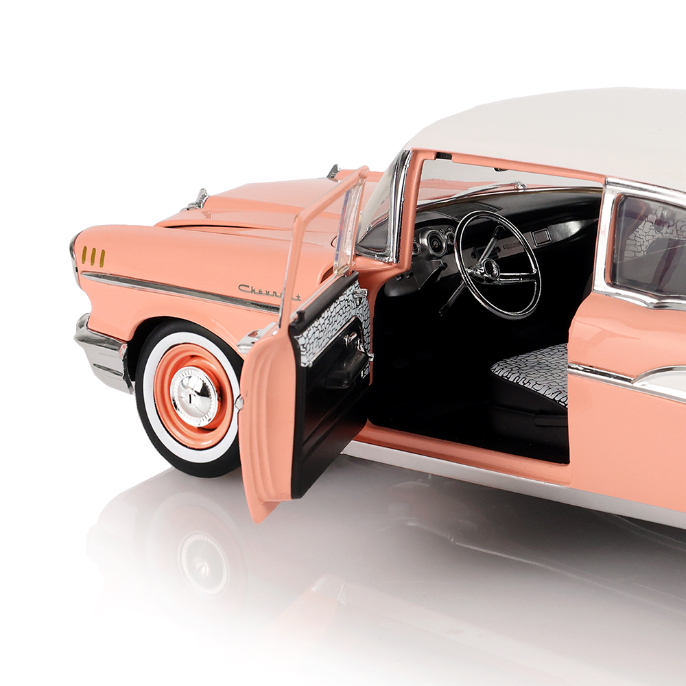 1957 Chevrolet 150 Sedan - Canyon Coral / Adobe Beige