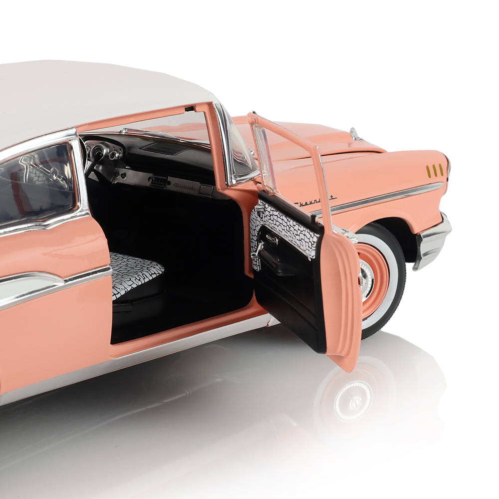 1957 Chevrolet 150 Sedan - Canyon Coral / Adobe Beige