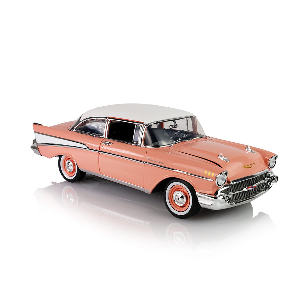 1957 Chevrolet 150 Sedan - Canyon Coral / Adobe Beige