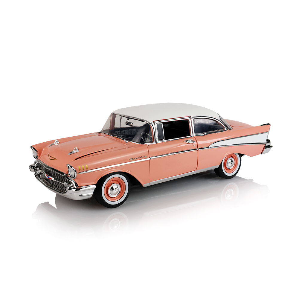 1957 Chevrolet 150 Sedan - Canyon Coral / Adobe Beige