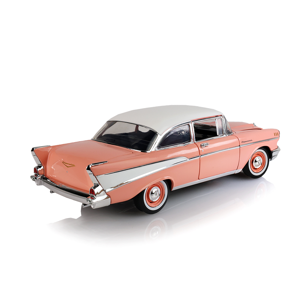 1957 Chevrolet 150 Sedan - Canyon Coral / Adobe Beige